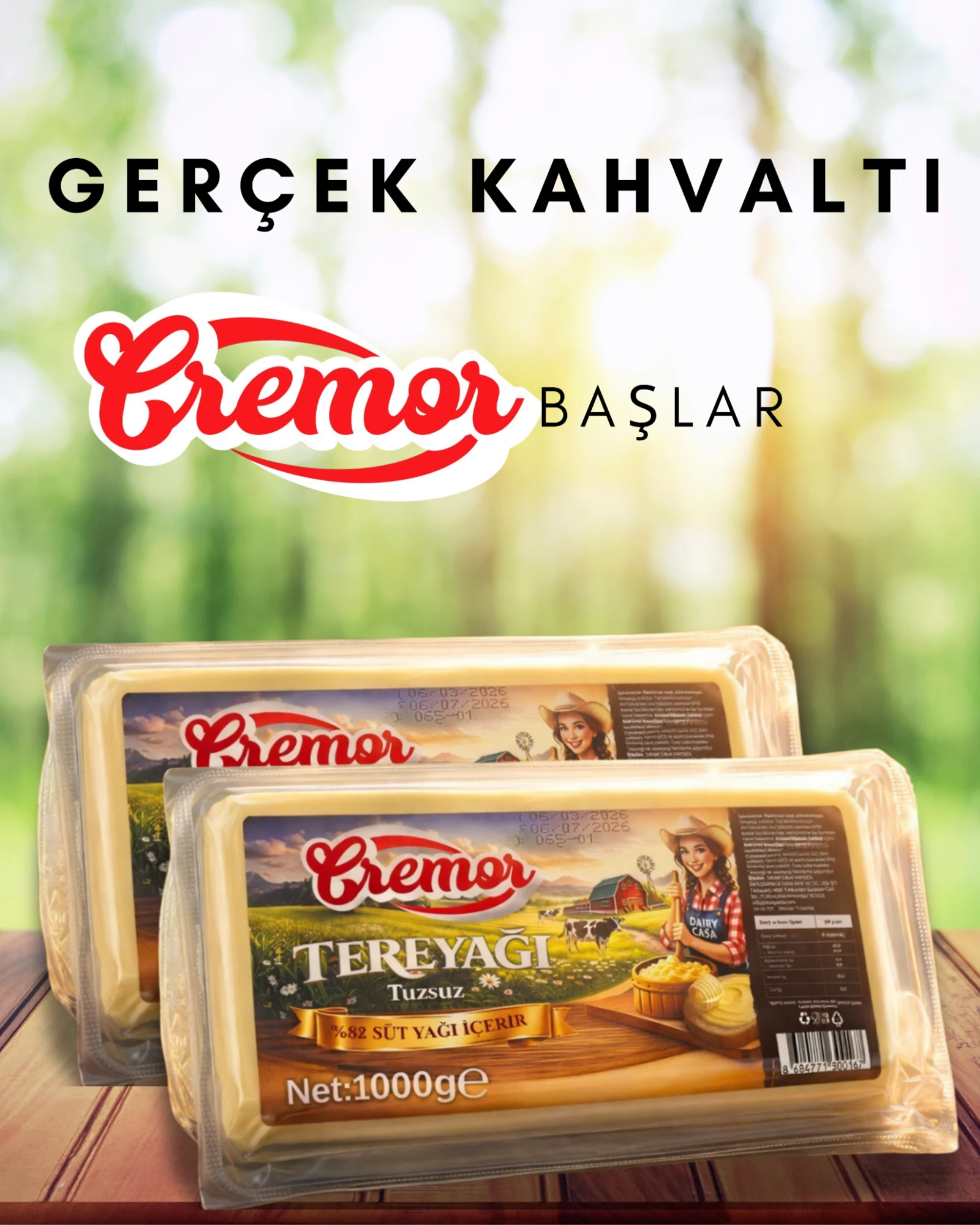 Sofralık tereyağı ve private label