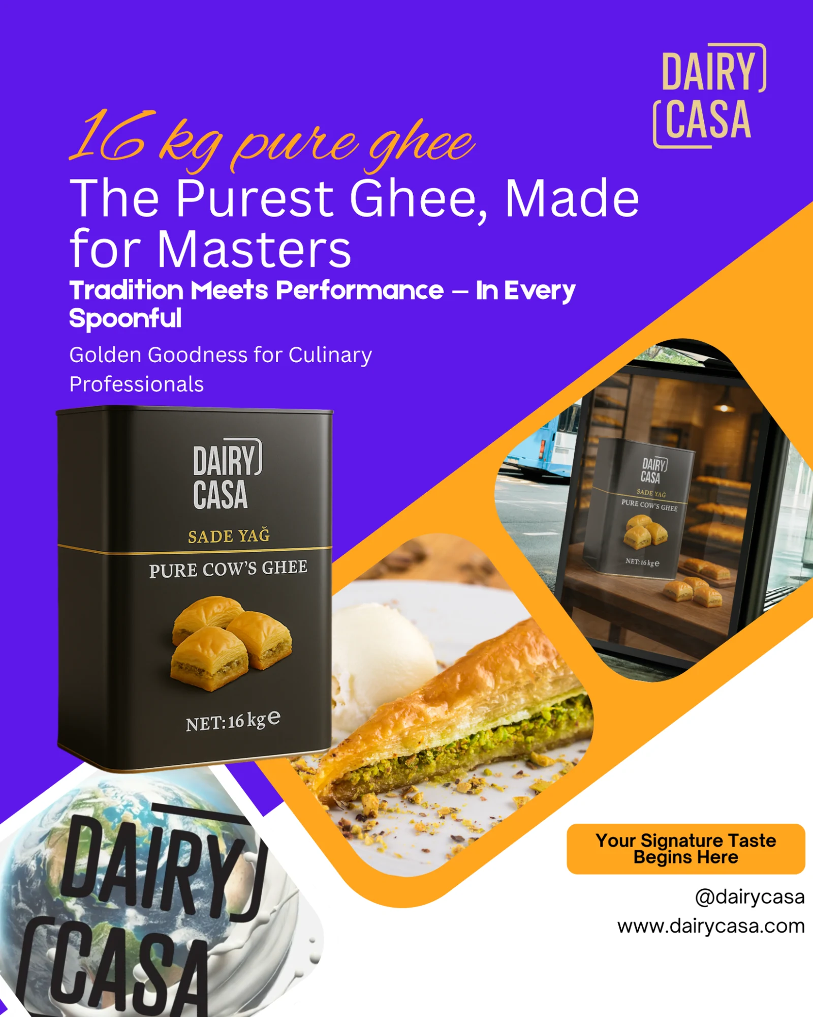 Dairy Casa sadeyağ broşürü